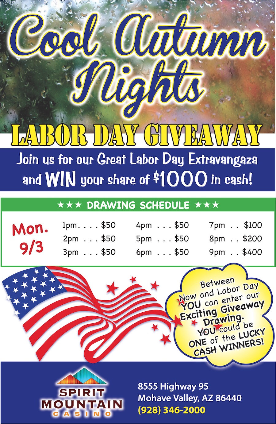 spirit mountain casino promotions
